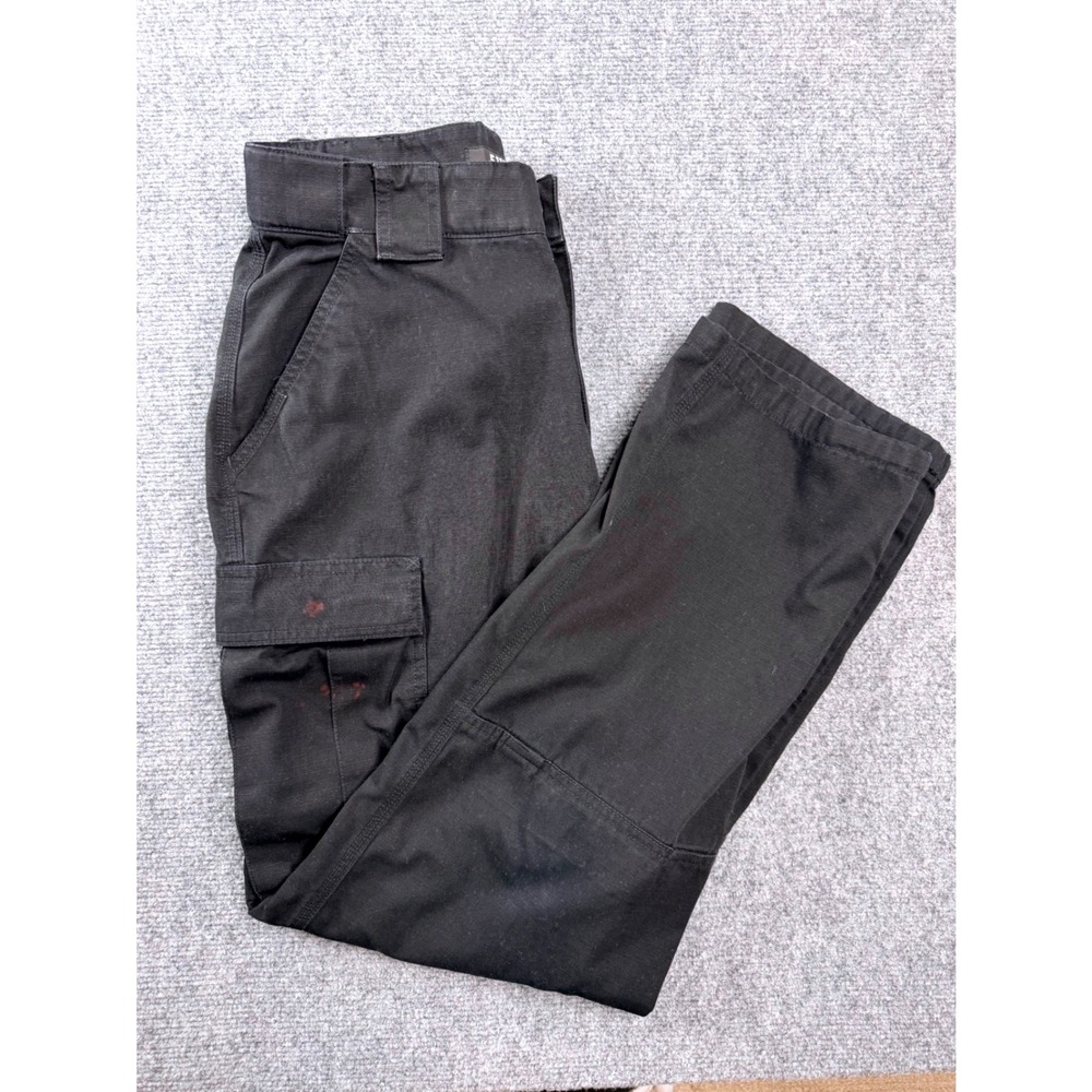 5.11 Tactical Mens‎ Black Ripstop Cargo Pants Size Medium Regular Utility Work